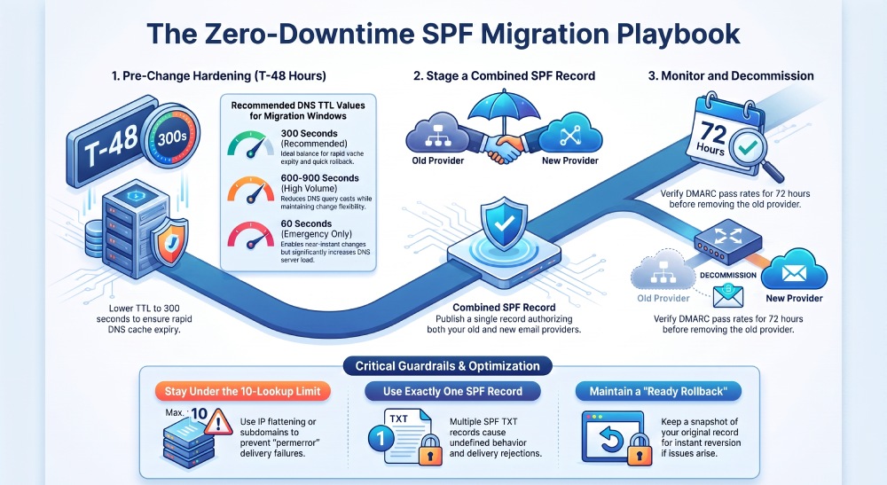 The Zero-Downtime SPF Migration Playbook