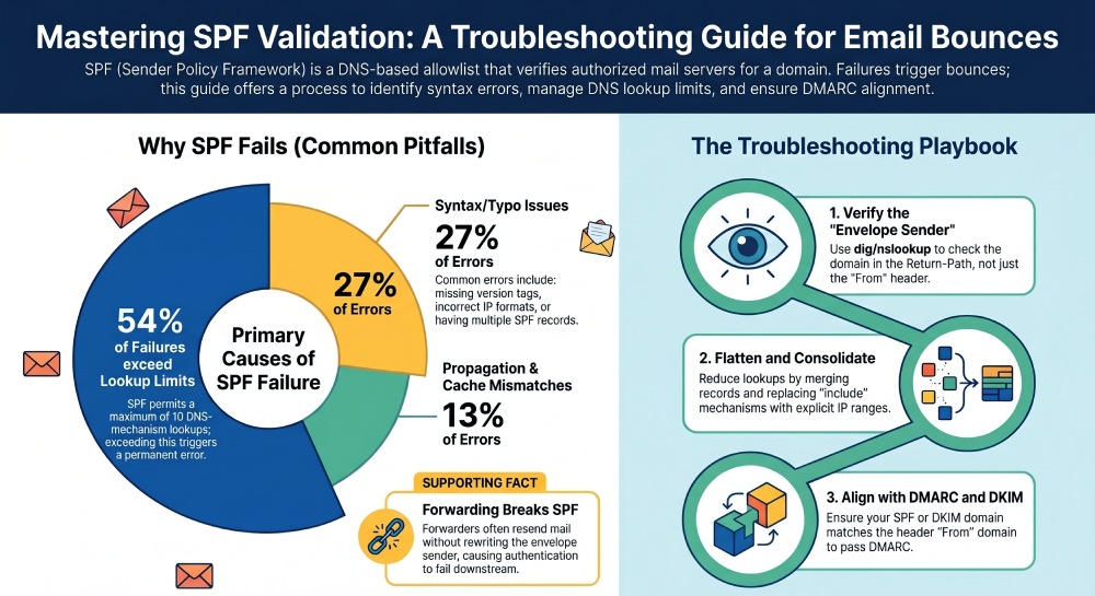 Mastering SPF Validation and Troubleshooting Email Bounces