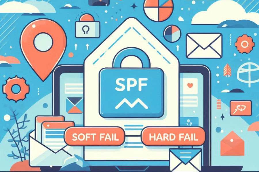 SPF soft fail and hard fail