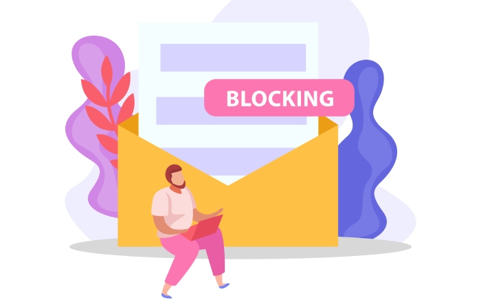 blocking queued emails
