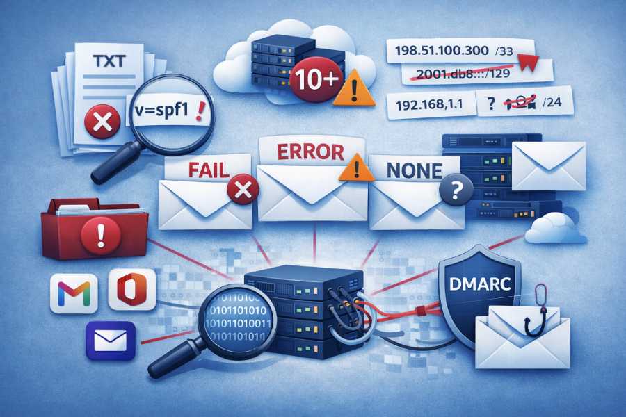 SPF Record Syntax Errors