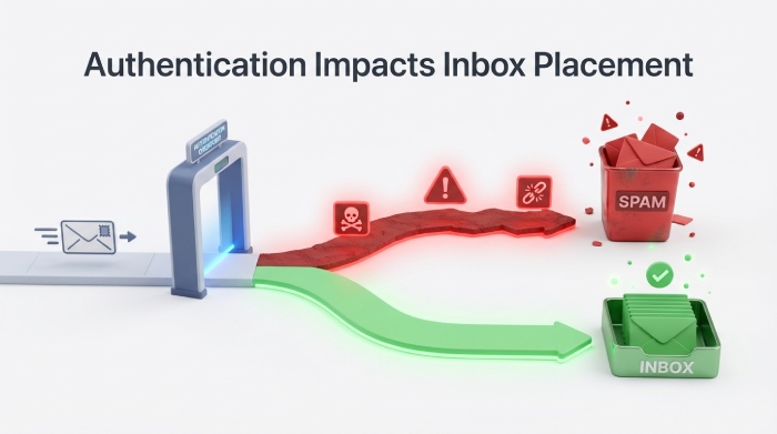 Authentication Impacts Inbox Placement