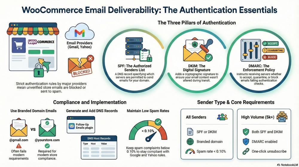 WooCommerce Email Authentication and Delivery Guide