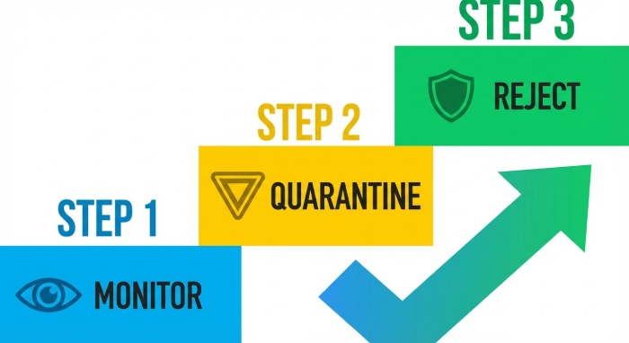 DMARC Enforcement Staircase