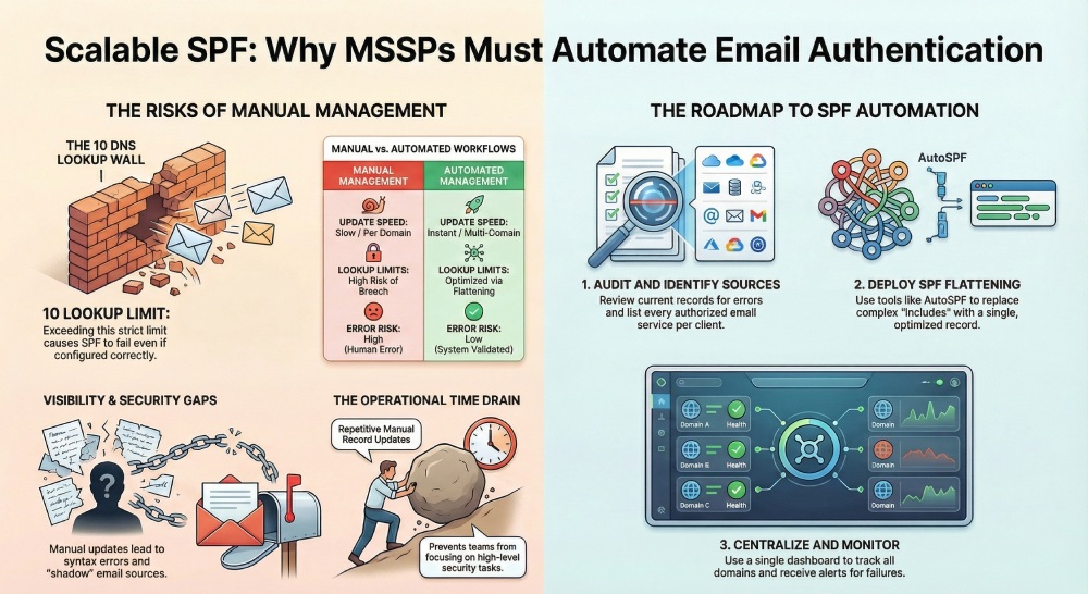 Automating SPF Management for Scalable MSSP Operations