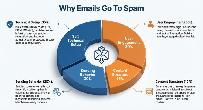 Why Emails Go To Spam