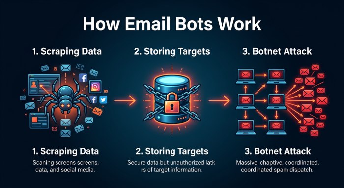 Bot Email Harvesting Lifecycle
