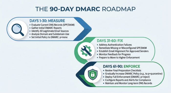 The 90-Day DMARC Roadmap