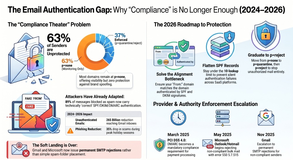The Email Authentication Evolution: From Mandates to Enforcement