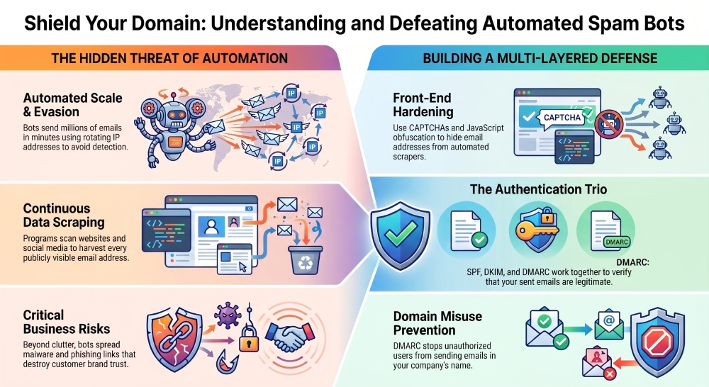 Defending Your Domain Against Automated Email Spam Bots