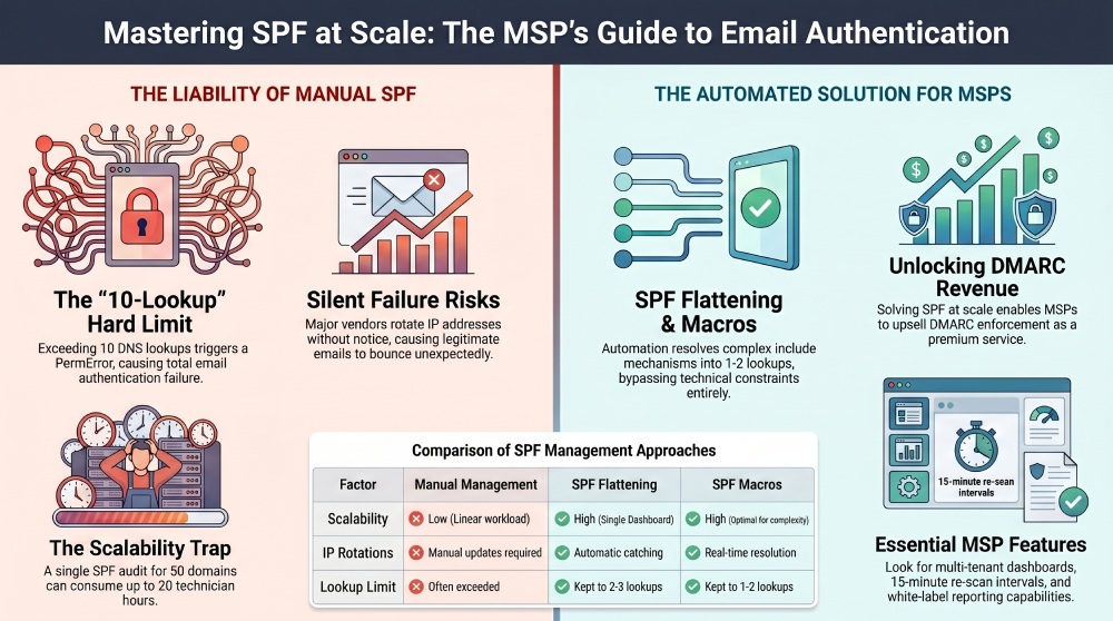 Mastering SPF at Scale