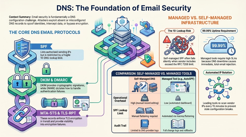 DNS Email Security Infrastructure Overview