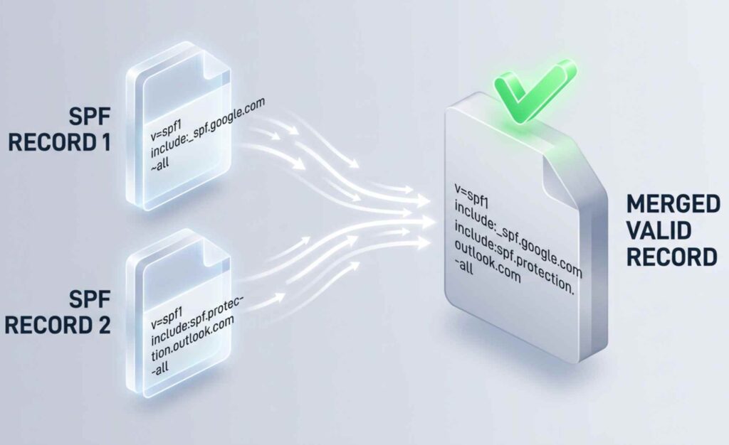 merge-multiple-spf-txt-records