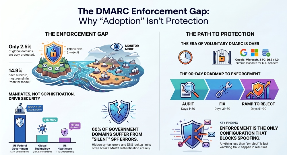 DMARC Enforcement Gap