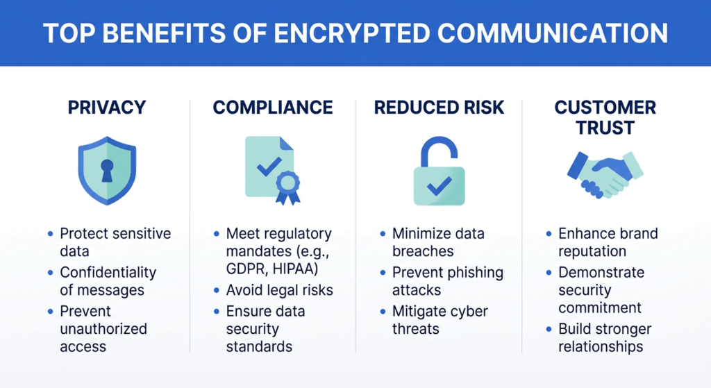 Top Benefits of Encrypted Communication