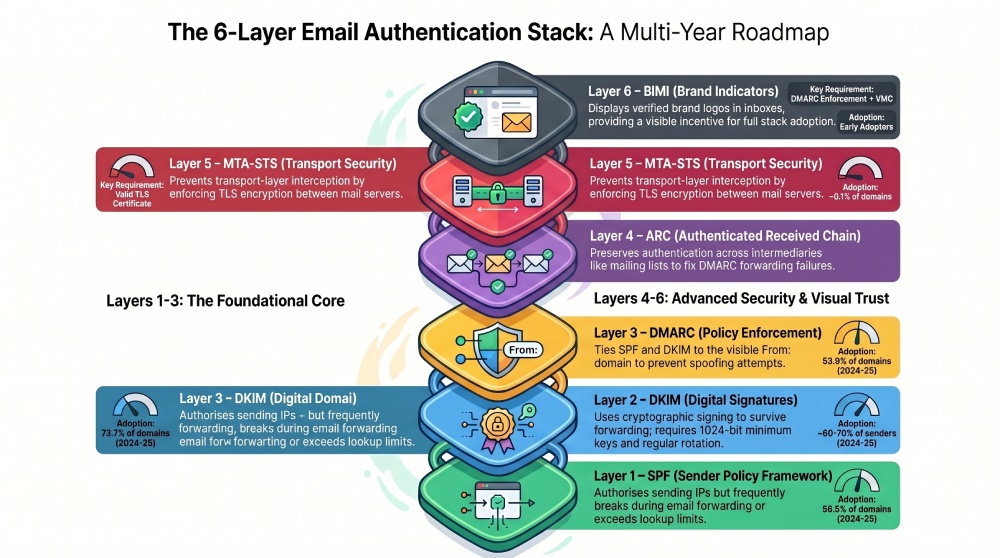 Email Authentication Stack Roadmap