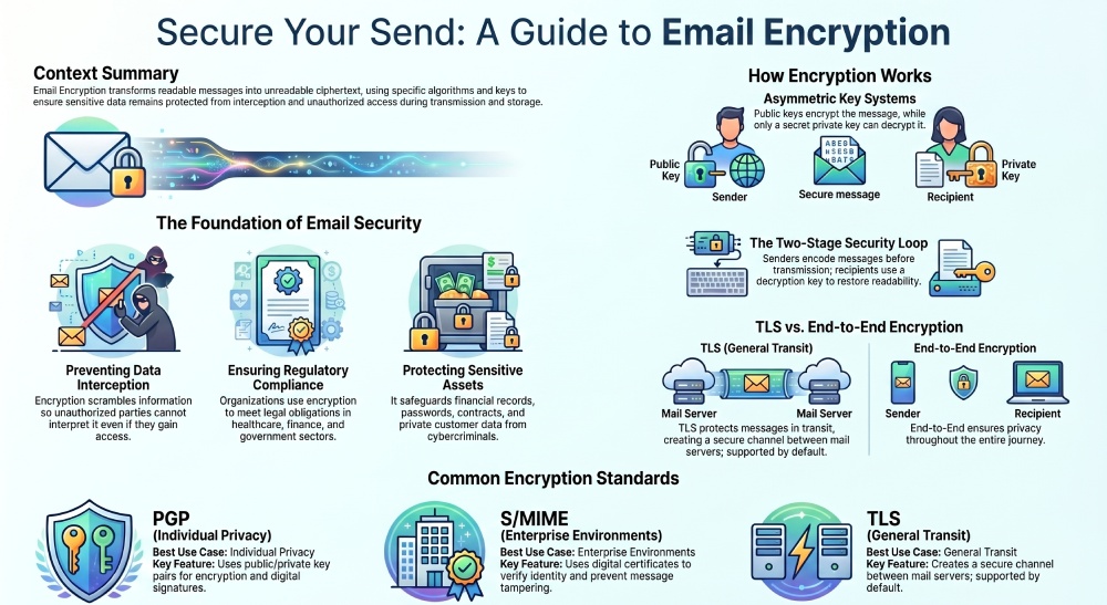 Fortifying Digital Correspondence: A Guide to Email Encryption