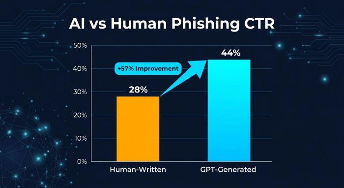 AI vs Human Phishing CTR