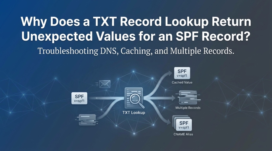 TXT Record Lookup Return