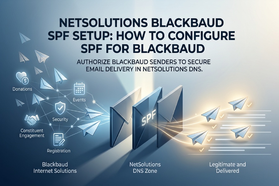 NetSolutions Blackbaud SPF Setup