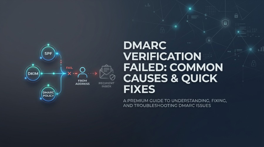 DMARC verification failed causes