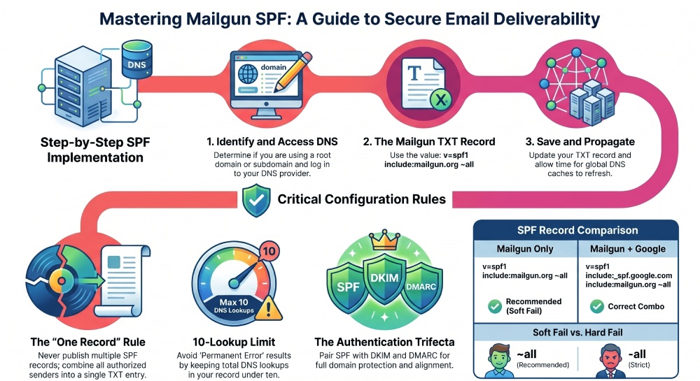 Mailgun SPF Setup: A Complete Configuration and Troubleshooting Guide