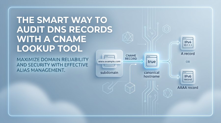 CNAME record lookup process
