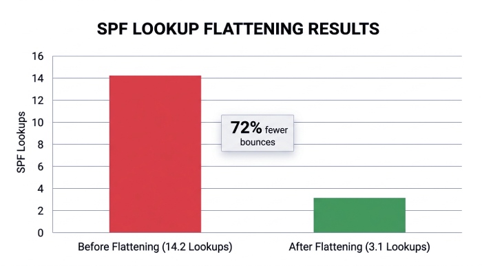 Lookup Flattening Bar Chart
