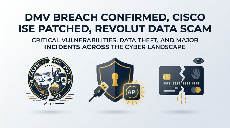 DMV Breach Cisco Revolut Incidents