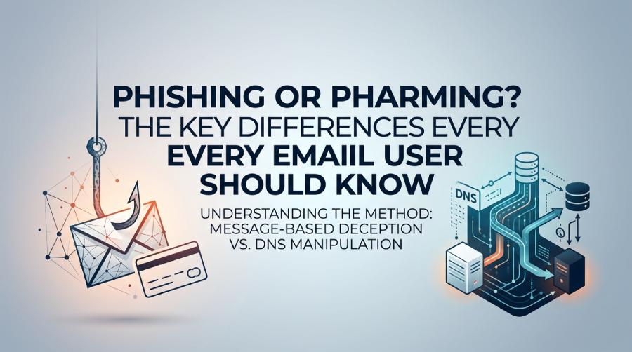 Phishing vs Pharming Email Threats