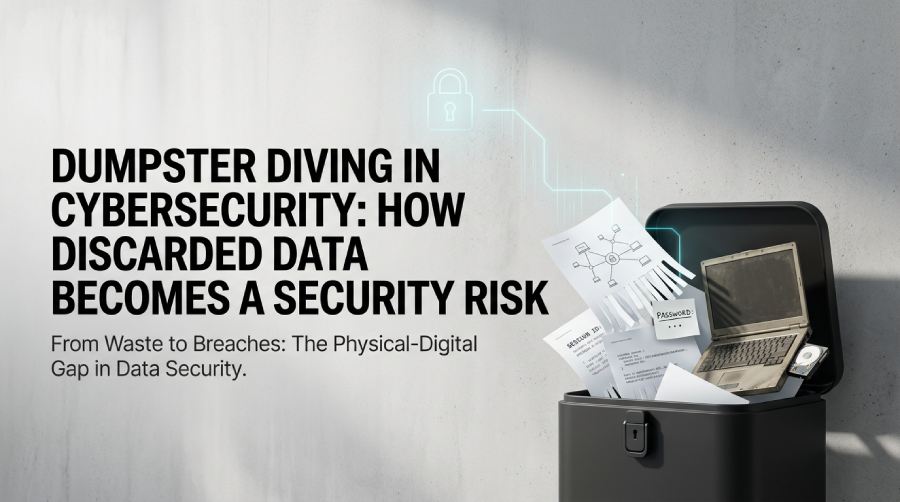 Dumpster diving cybersecurity data security risk
