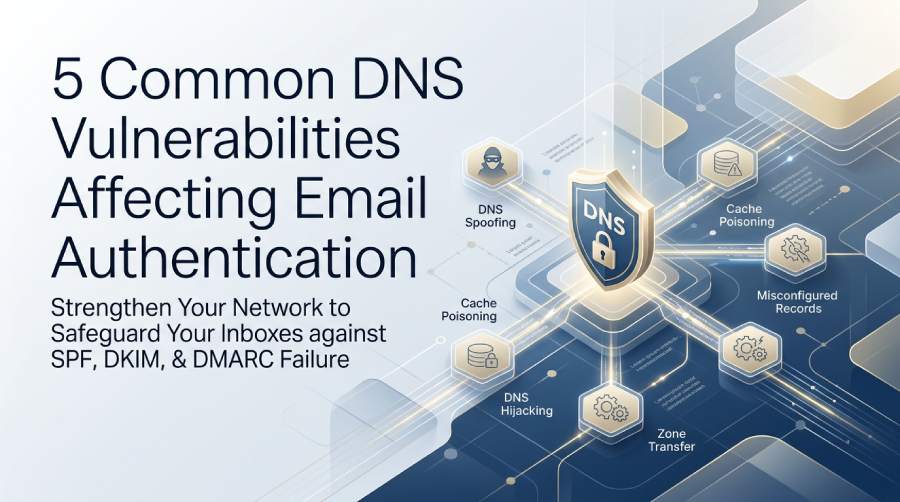 DNS vulnerabilities affecting email authentication