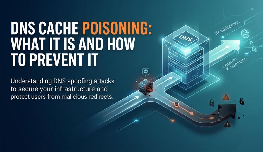 DNS cache poisoning attack prevention