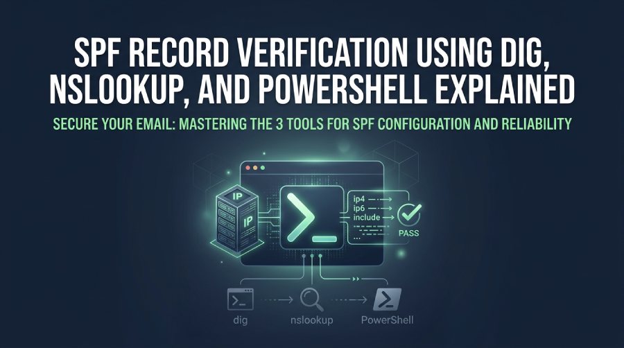 SPF record verification process