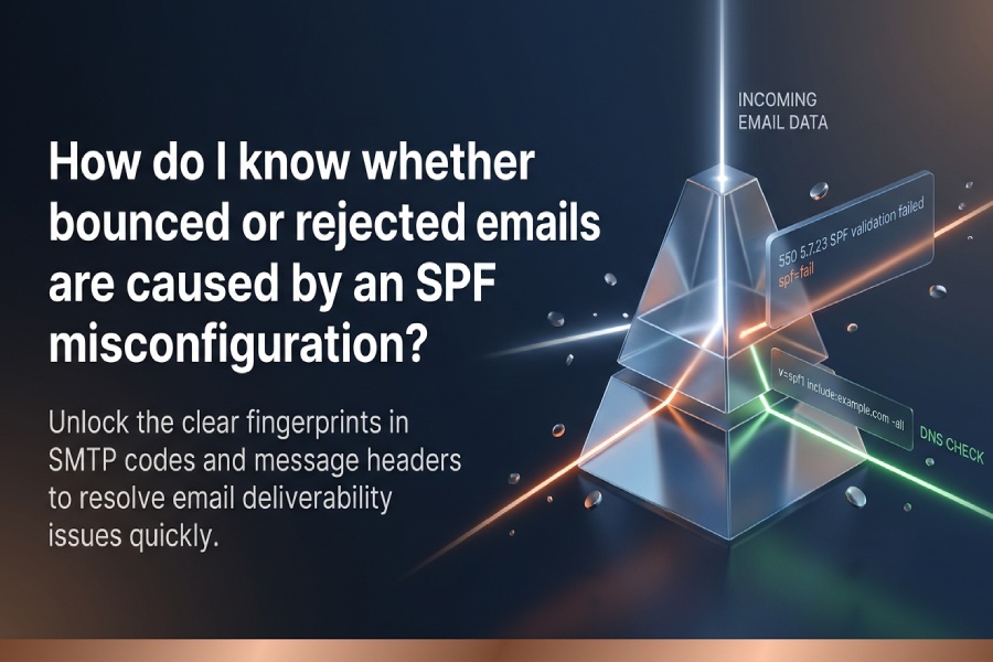 bounced or rejected emails