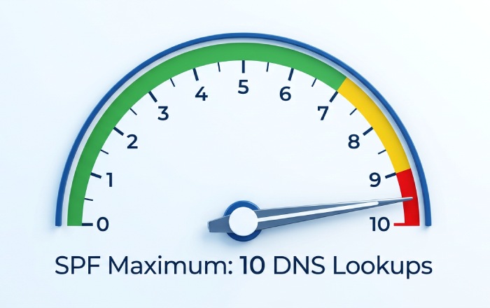 SPF Lookup Limit Gauge