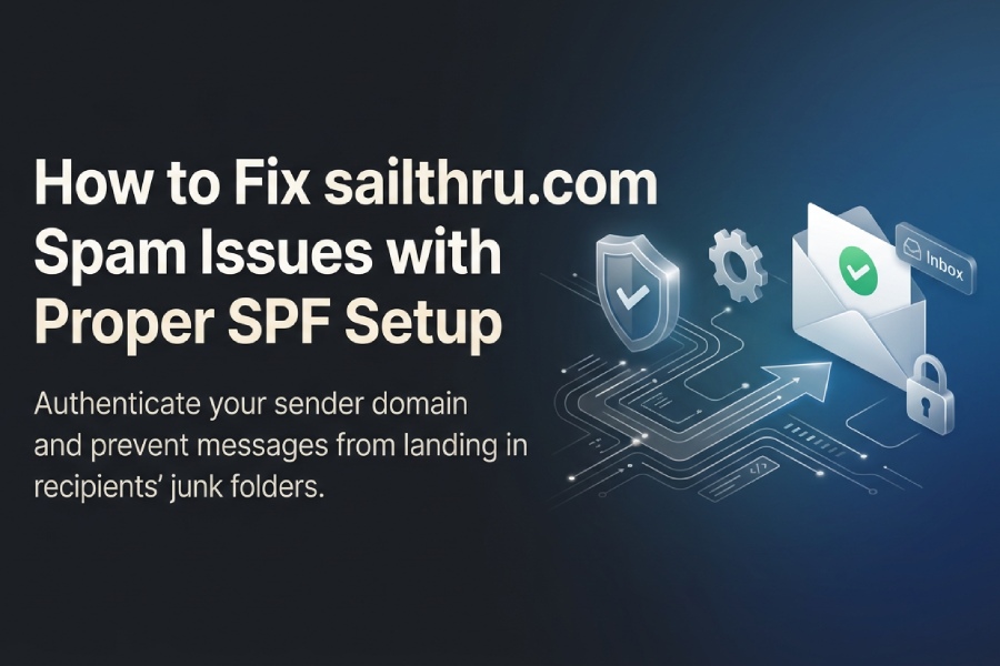 Fix sailthru.com