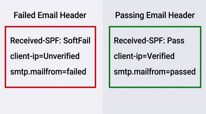 SPF Header Diagnostics Split