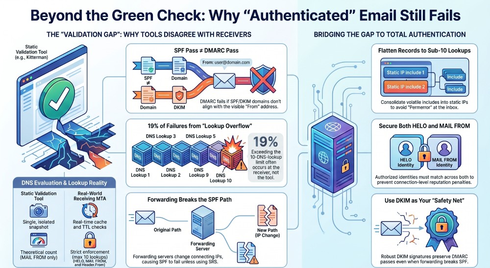 Bridging the Gap: SPF Validation vs. Real-World Delivery