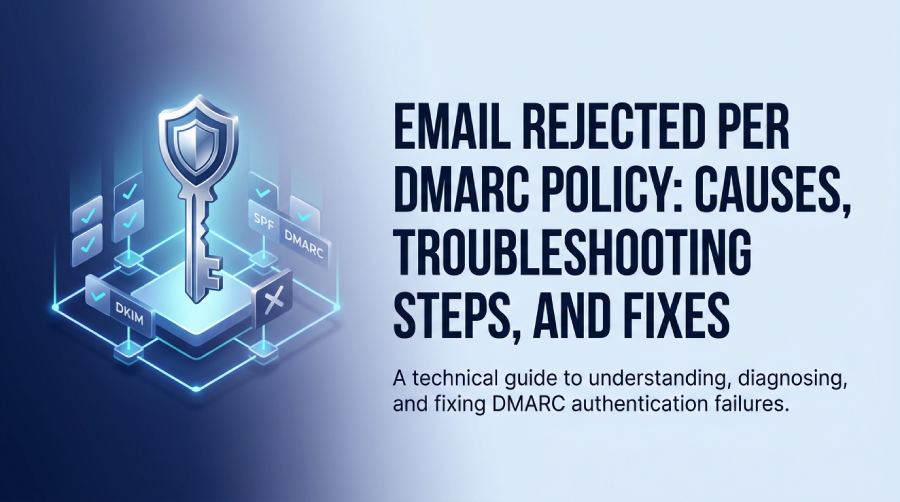 Email Rejected Per DMARC Policy