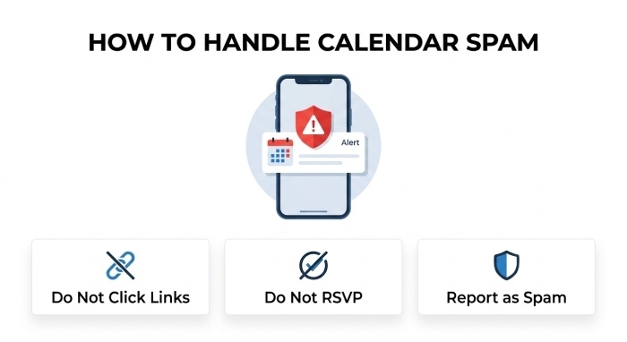 What to Do If You Receive a Spam Google Calendar Invite