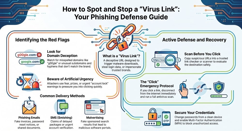 How to Spot and Stop a Virus Link