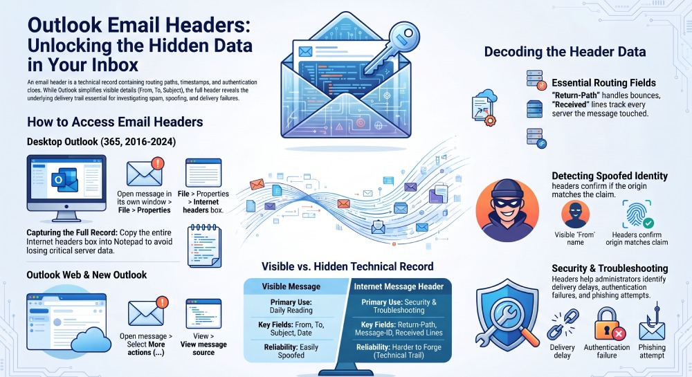 Outlook Email Headers: Unlock the Hidden Data in your Inbox