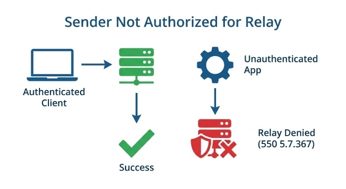 What the “Sender Not Authorized for Relay” Error Means
