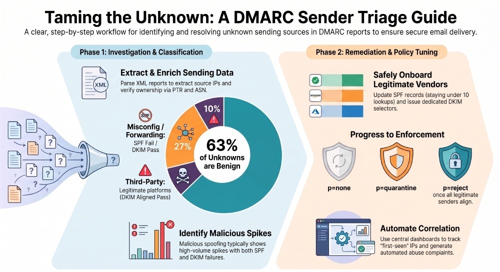 Taming the Unknown: A DMARC Sender Triage Guide