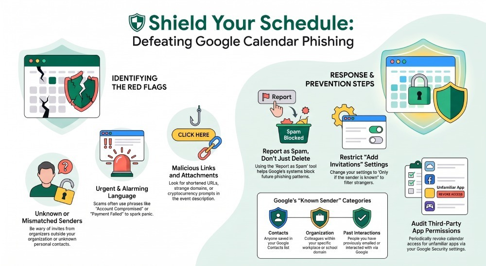 Shield Your Schedule: Defeating Google Calender Phishing
