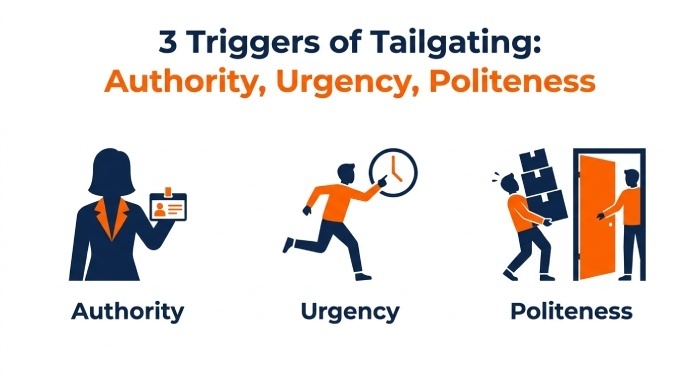 How Social Engineering Makes Tailgating Attacks Successful