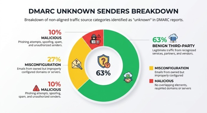 1) Parse and normalize DMARC XML to triage unknown senders