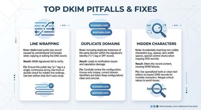 Common Network Solutions-specific DKIM pitfalls and how to fix them