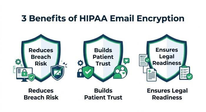Key Benefits of Encrypting HIPAA-Regulated Emails